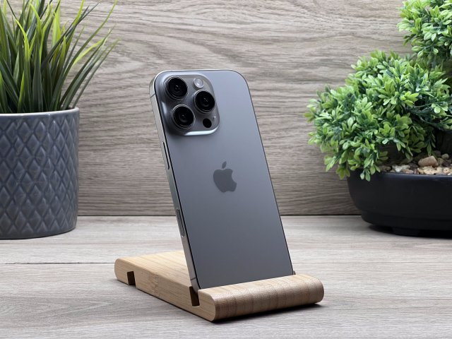 Hibátlan iPhone 16 Pro Natural Titanium 128GB 2 ÉV Garanciával Számlával