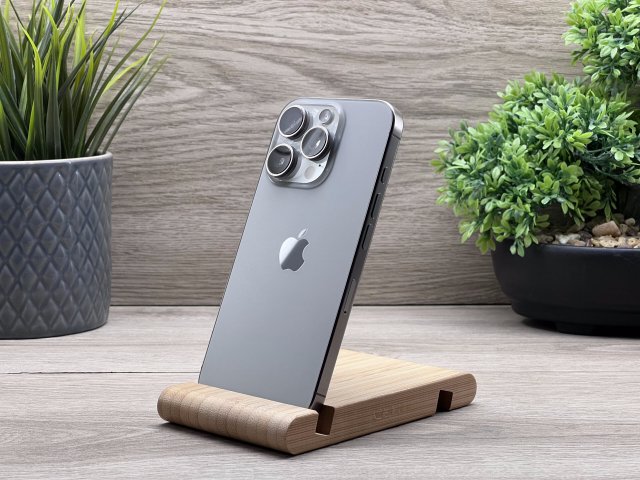 Hibátlan iPhone 16 Pro Natural Titanium 128GB 2 ÉV Garanciával Számlával
