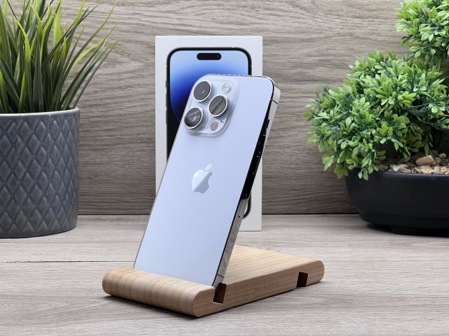 Hibátlan iPhone 14 Pro Silver 128GB 2 ÉV Garanciával Számlával Aksi 100%