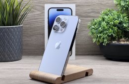 Hibátlan iPhone 14 Pro Silver 128GB 2 ÉV Garanciával Számlával Aksi 100%