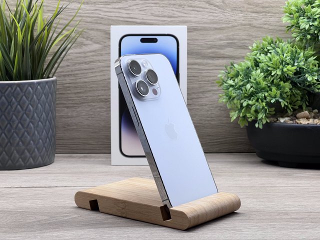 Hibátlan iPhone 14 Pro Silver 128GB 2 ÉV Garanciával Számlával Aksi 100%