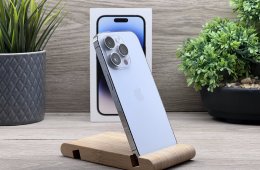 Hibátlan iPhone 14 Pro Silver 128GB 2 ÉV Garanciával Számlával Aksi 100%