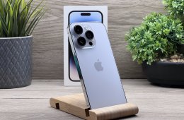 Hibátlan iPhone 14 Pro Silver 128GB 2 ÉV Garanciával Számlával Aksi 100%