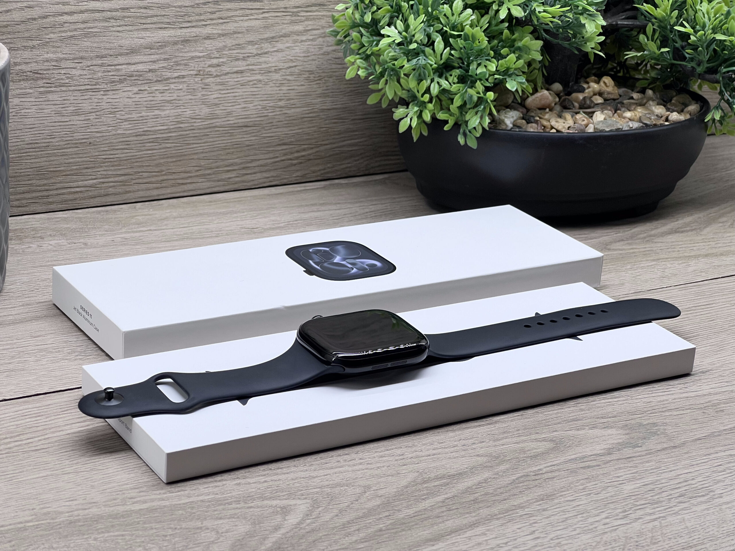 Hibátlan Apple Watch S11 Black 46mm 2 ÉV Garanciával Számlával Aksi 100%