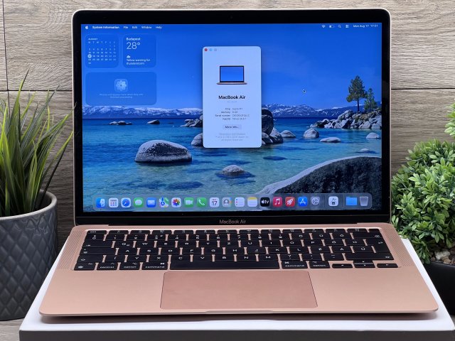 Hibátlan MacBook Air 2020 M1 13” 256GB 2 ÉV Garanciával Számlával