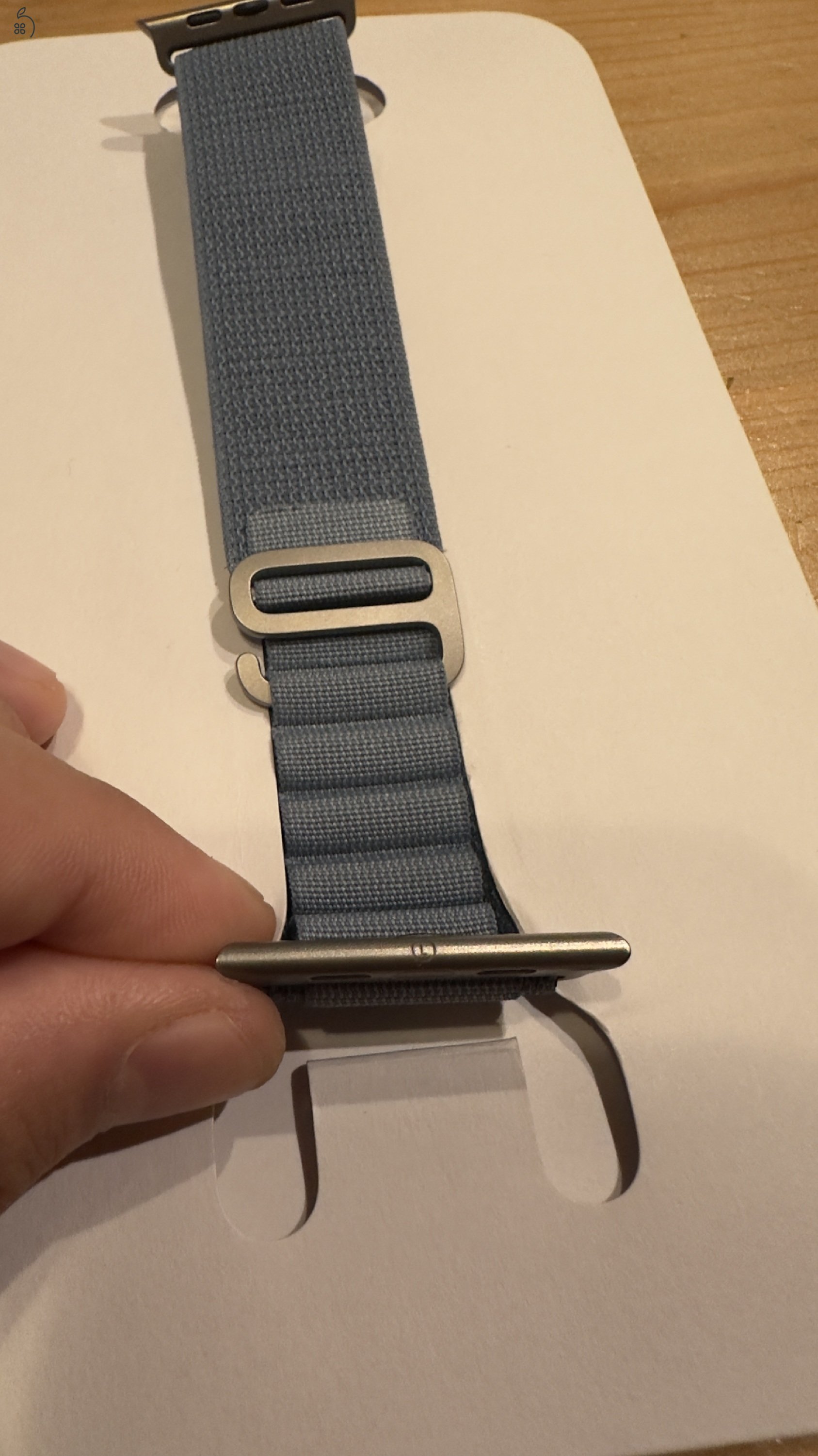 Apple Watch Ultra 49 mm Alpine Loop – kék, M/L – újszerű