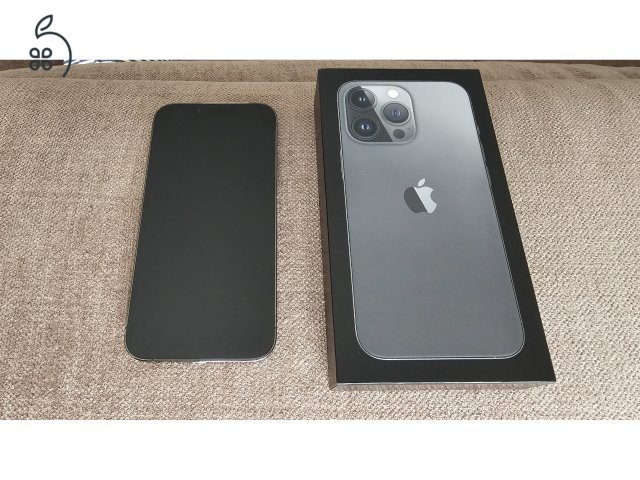 Apple iPhone 13 Pro 128GB grafit, hibátlan, karcmentes, Apple 20W töltő