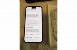 Iphone 16 256, 1 eves, karcmentes hibatlan 93%