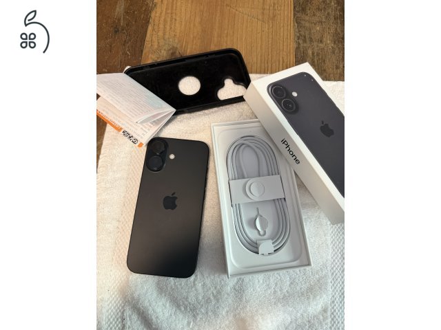 Iphone 16 256, 1 eves, karcmentes hibatlan 93%