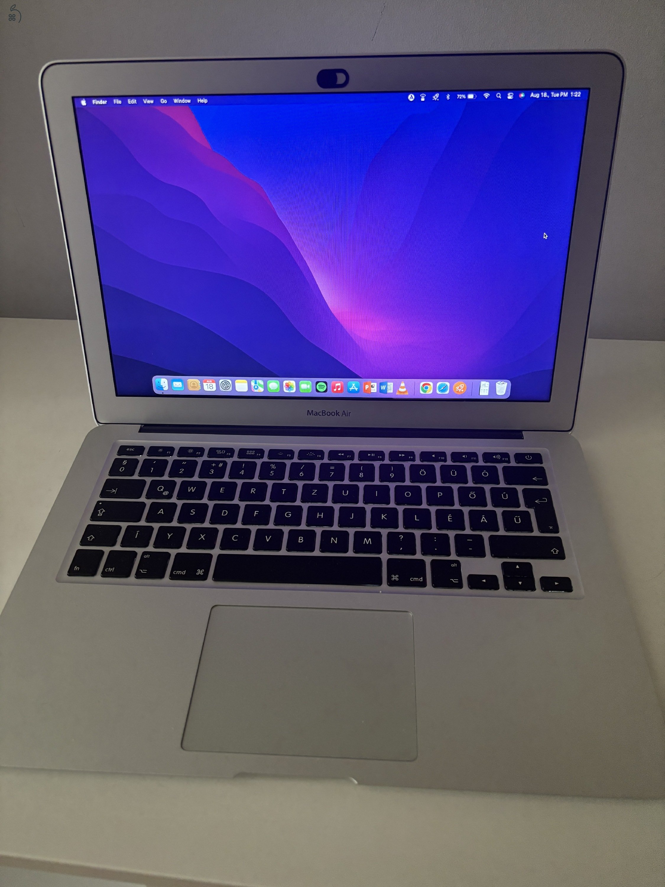 HASZNÁLT, MŰKÖDŐKÉPES MACBOOK AIR 13