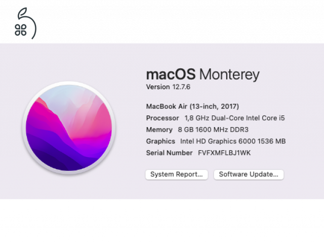 HASZNÁLT, MŰKÖDŐKÉPES MACBOOK AIR 13