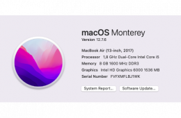 HASZNÁLT, MŰKÖDŐKÉPES MACBOOK AIR 13