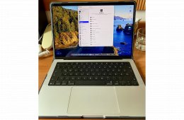 MacBook Pro 14” – Apple M5 – 24 GB RAM – 1 TB SSD – Újszerű állapot – 8 ciklus!