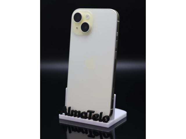 Apple iPhone 15 128 GB Yellow 100% akku - 12 HÓ GARANCIA