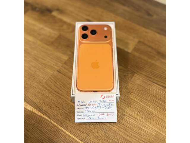 Apple iPhone 17 Pro - Cosmic Orange - 256GB - 2029.01.03 - Akku 99% - (142.)