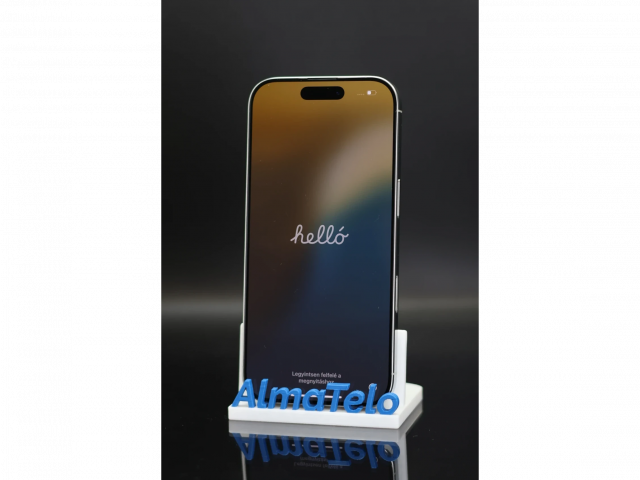 Apple iPhone 16 Pro 512 GB White Titanium 100% akku - 12 HÓ GARANCIA