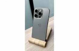 iPhone 15 Pro 256GB, Natural Titanium, Független , Újszerű.