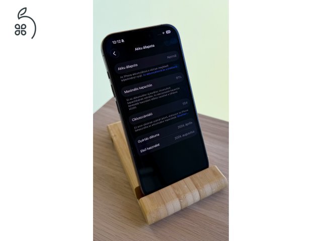 iPhone 15 Pro 256GB, Natural Titanium, Független , Újszerű.