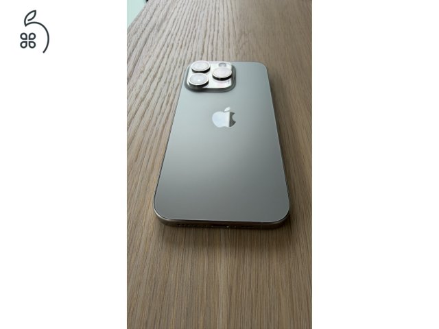 iPhone 15 Pro 256GB, Natural Titanium, Független , Újszerű.
