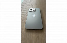 iPhone 15 Pro 256GB, Natural Titanium, Független , Újszerű.
