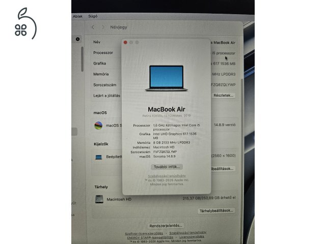 Macbook Air eladó