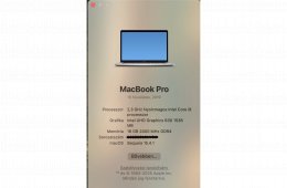 MacBook Pro 15” 2019 – i9 / 16GB / 512GB / Radeon Pro 560X