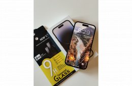 Tökéletes, karcmentes iPhone 14 Pro 256GB – Fekete