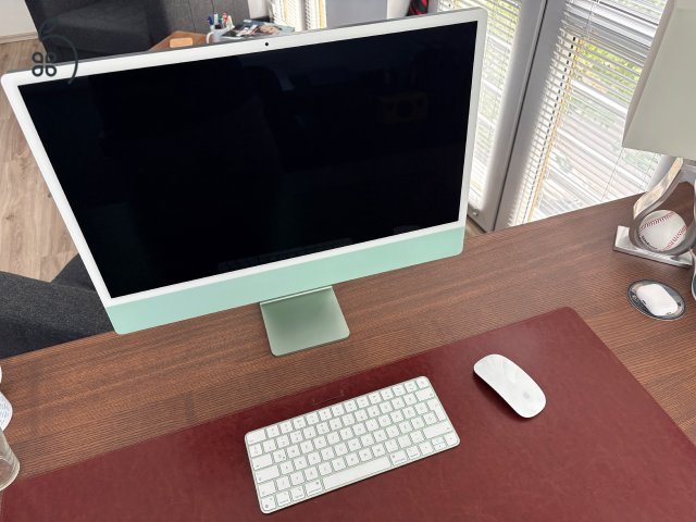 M1, 8GB, 256Gb kék újszerű állapotú iMac eladó