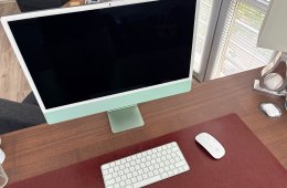 M1, 8GB, 256Gb kék újszerű állapotú iMac eladó