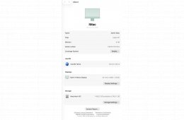 M1, 8GB, 256Gb kék újszerű állapotú iMac eladó