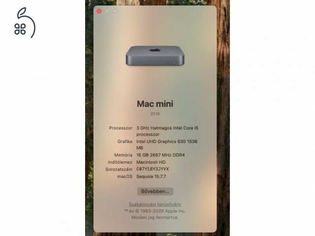 Apple Mac Mini 2018 Late