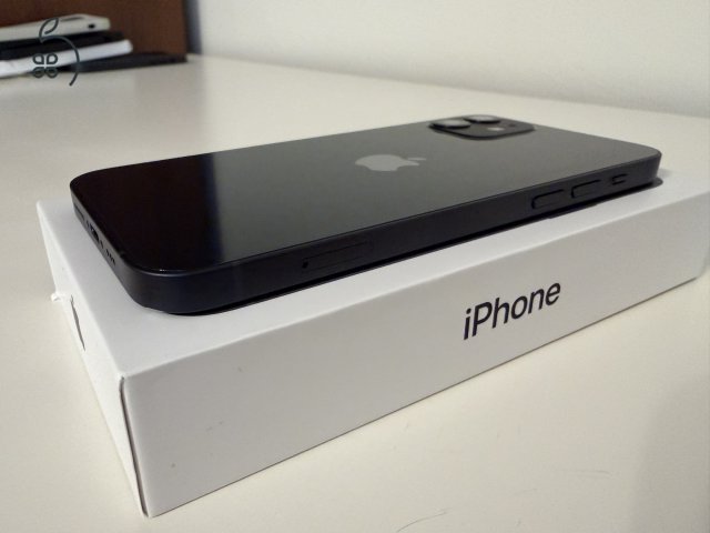 Eladó iPhone 12 64 GB, fekete színben, nagyon megkímélt állapotban.