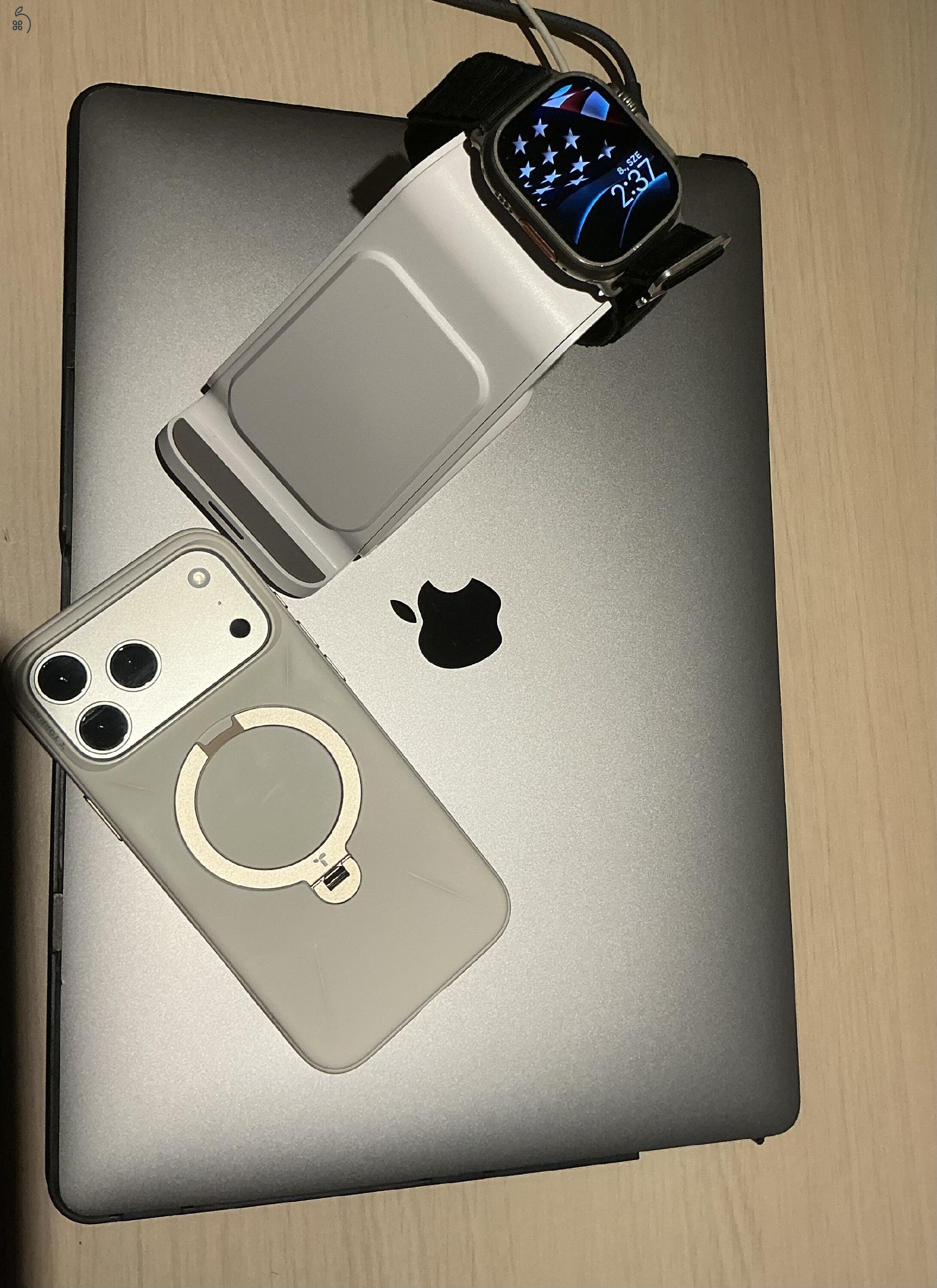 iPhone 17 Pro Max 1TB Silver (, Dobozában, Garanciális) – AZONNAL ÁTVEHETŐ!