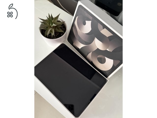 Eladó iPad Air 5. generációs, 2022., 64GB, Starlight (Ezüst)