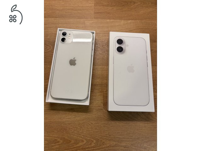iPhone 11 64GB fehér – gyári, dobozzal