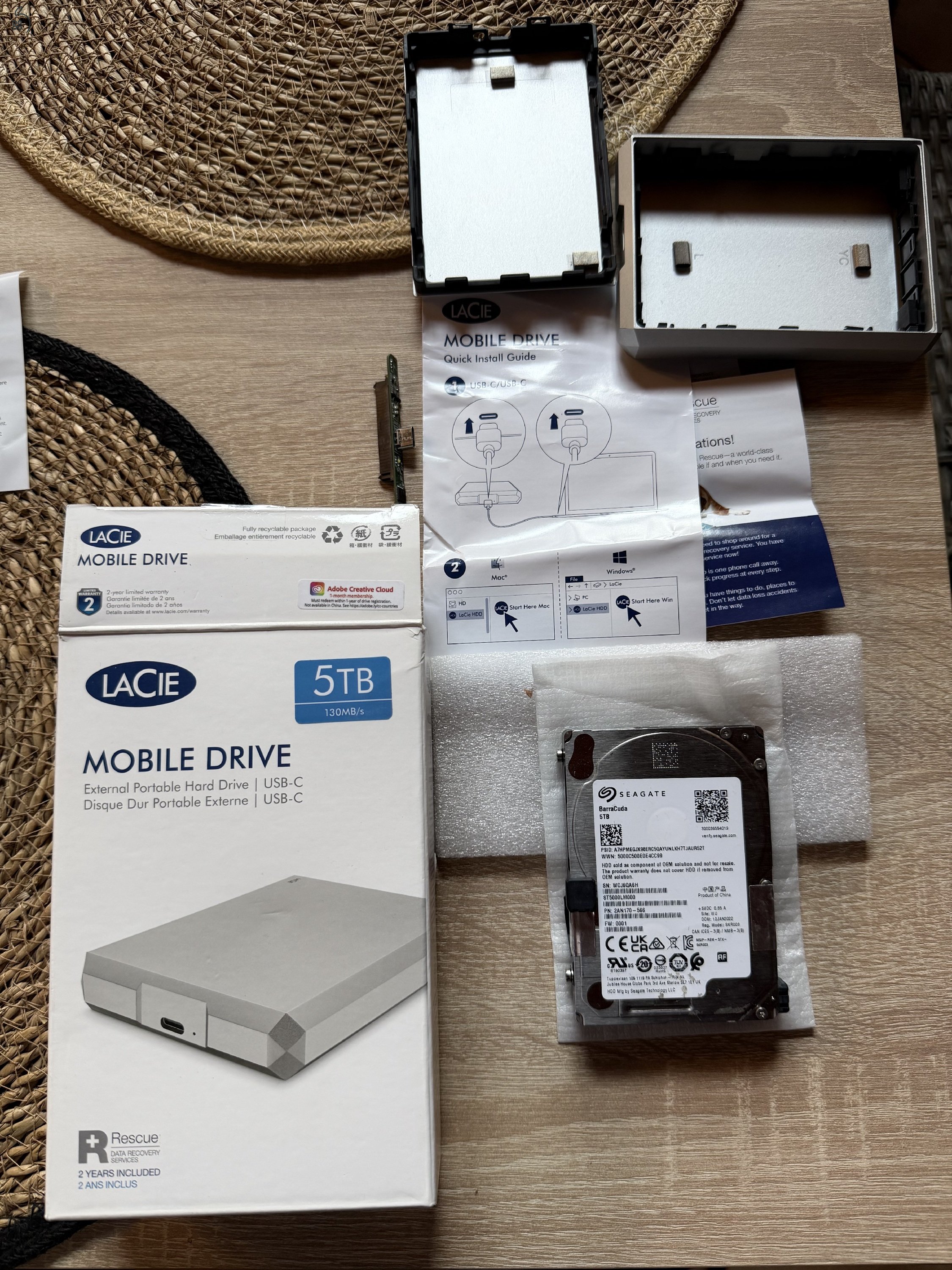 5TB Lacie Mobile Drive (Seagate 2.5
