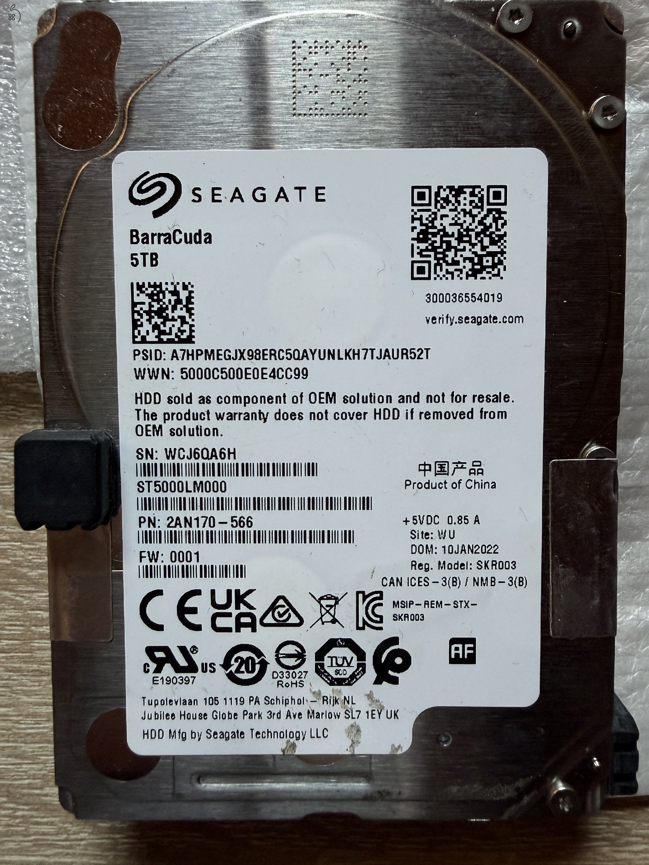 5TB Lacie Mobile Drive (Seagate 2.5