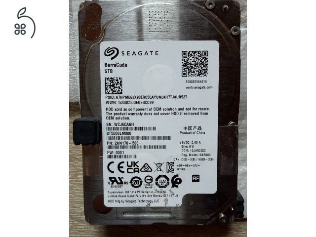 5TB Lacie Mobile Drive (Seagate 2.5