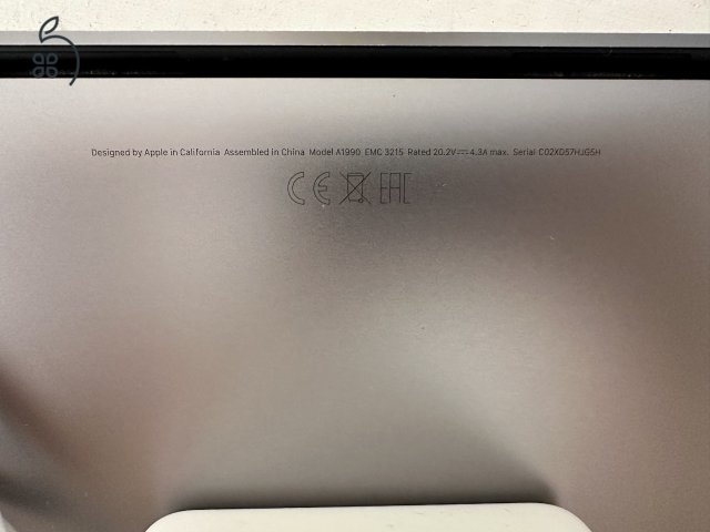 MacBook Pro 15 TouchBar 2018 Space Gray 256GB 