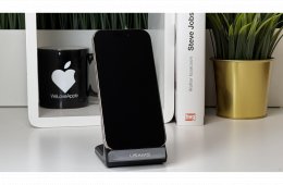 iPhone 16 Pro 128GB, Sivatagszínű Titán, Független, Számla, 2 Év Garancia, 93%