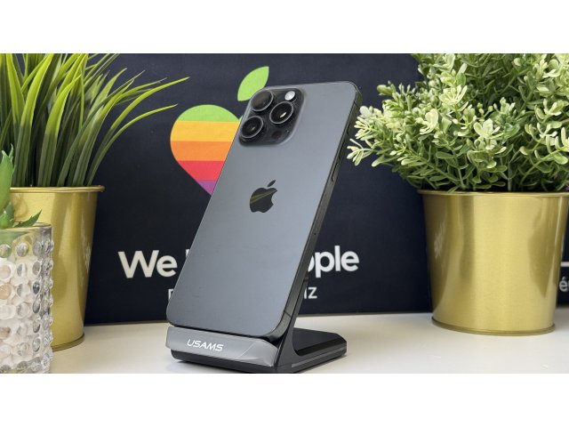 iPhone 15 Pro Max 256GB, Fekete Titán, Független, Számla, 2 Év Garancia, 100%