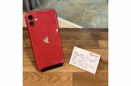 Apple iPhone 11 - 64GB - Piros - 100% akku (14.)