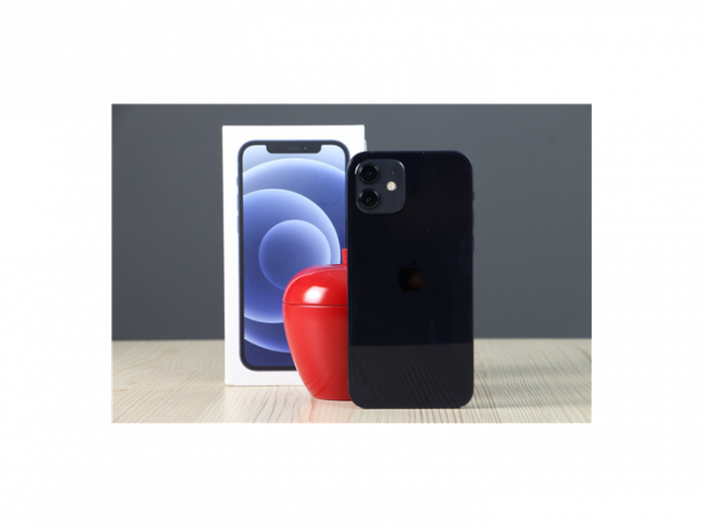 Használt Apple iPhone 12 64GB midnight A US-8403