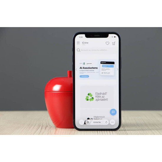 Használt Apple iPhone 12 64GB midnight A US-8403