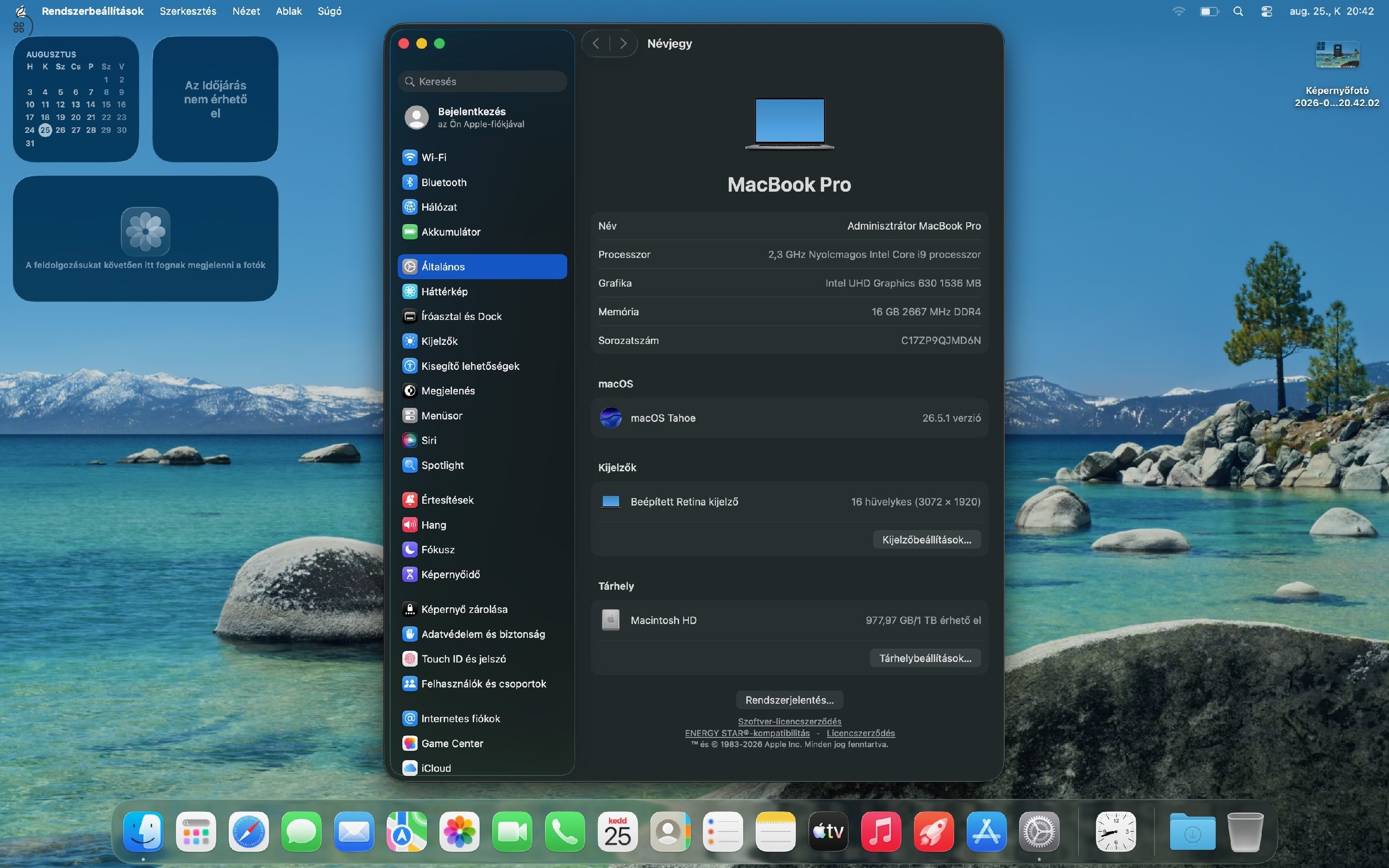MacBook Pro 2019 – 16” (A2141)