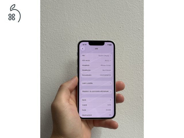 iPhone 13 Mini 128GB !ÚJ AKKU!