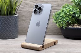Hibátlan iPhone 16 Pro Max Natural Titanium 256GB 2 ÉV Garanciával 90%