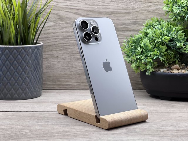 Hibátlan iPhone 16 Pro Max Natural Titanium 256GB 2 ÉV Garanciával 90%