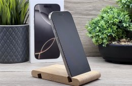 Hibátlan iPhone 16 Pro Natural Titanium 256GB 2 ÉV Garanciával 90%
