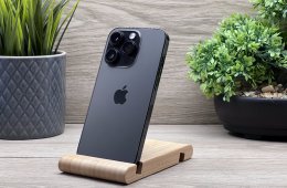 iPhone 14 Pro Space Black 128GB E-sim2 ÉV Garanciával 100%
